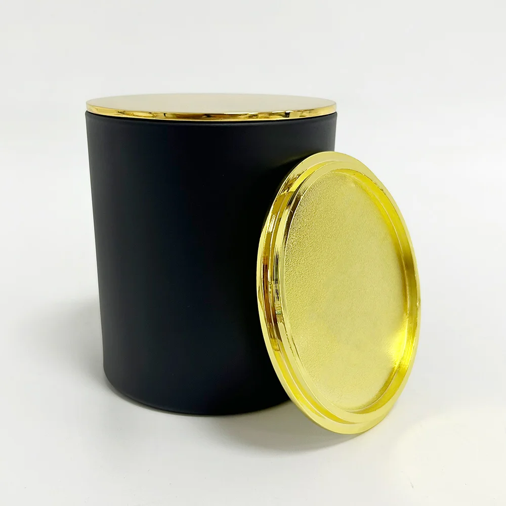 Custom logo Zinc Alloy Candle Lid High Quality Electroplated Metal Scented Candle Decorative Dust Cover