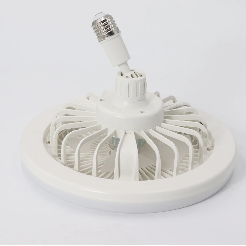 Cheap 220v E27 E26 Socket Decorative Dimmable Bladeless Home Modern Smart Ceil Light Fans Lamp Bladeless Ceiling Fan with Light
