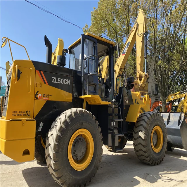 Wheel Loader ZL50CN  Most Popular Used LIUGONG ZL50CN Hydraulic Wheel Loader ZL50CN Rated Load Capacity 5 Ton Second Hand Loader