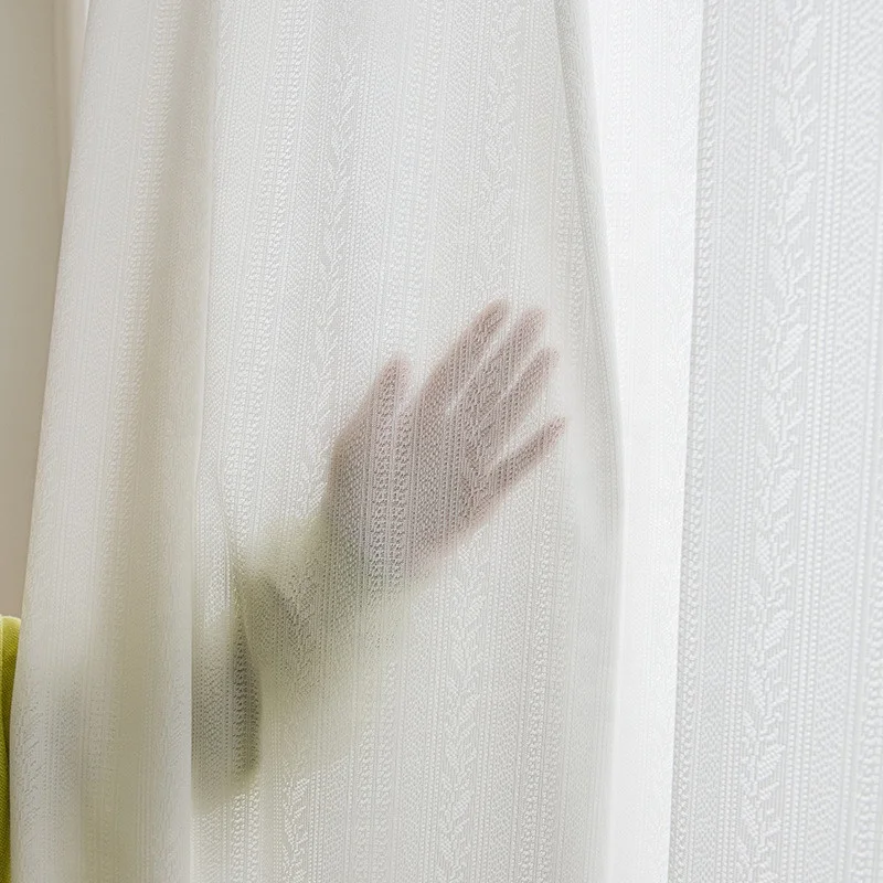 Japanese-style German Gauze Light-transmitting Non-person Gauze Balcony Gauze Thickening Knit Lace Curtains And Window Screen