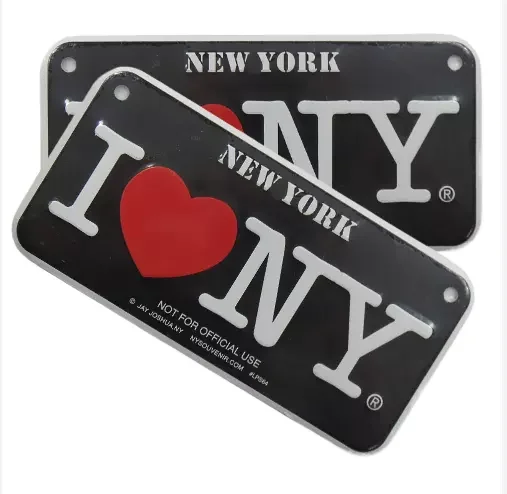 Custom Logo Mini Bike Bicycle License Plate USA Canada Gift Motorcycle License Plate Bike Number Plate Wholesale