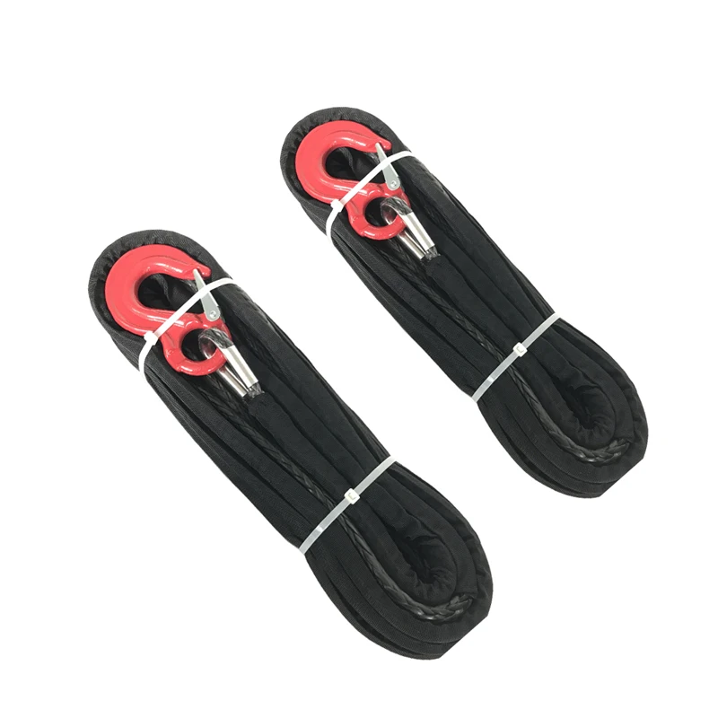 (JINLI ROPE) 10mm*10m,  12mm*20m Winch Extension Rope, Synthetic UHMWPE ROPE