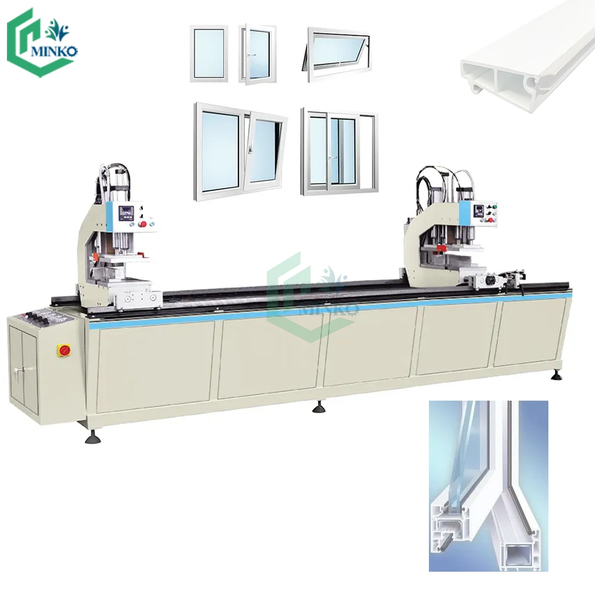 Best machine upvc pvc profiles welding equipment window door making machine cheap pvc window welding machine