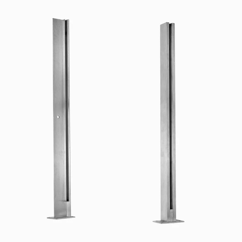 Customized 304 stainless steel stair handrail interior hollow solid shopping mall column wholesale