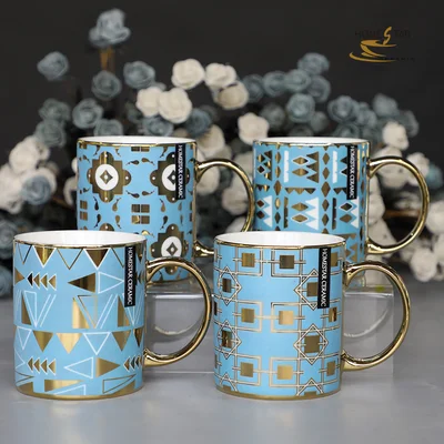 diy ceramic mug with decal from zibo ,china exported to south america