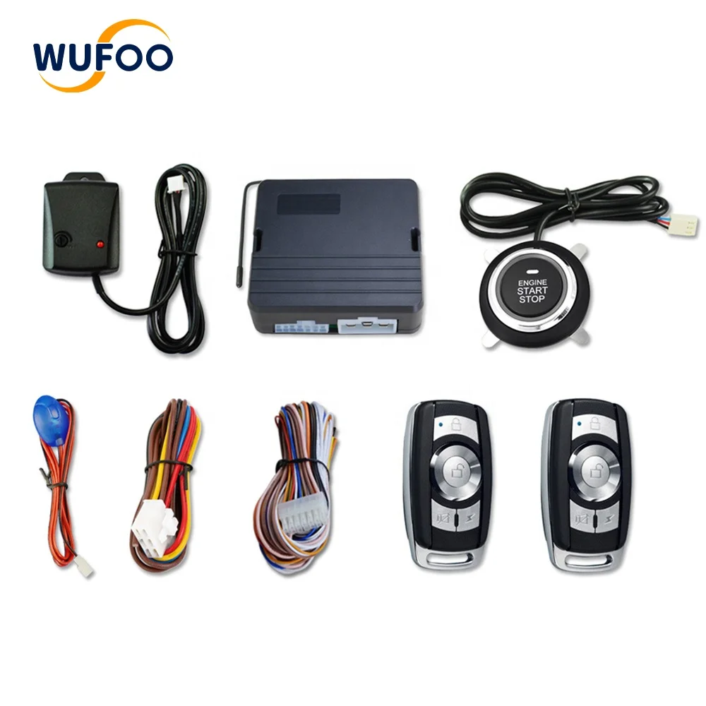 wufoo car key modified remote control remote start central control lock automatic remote power on tailgate smart start system