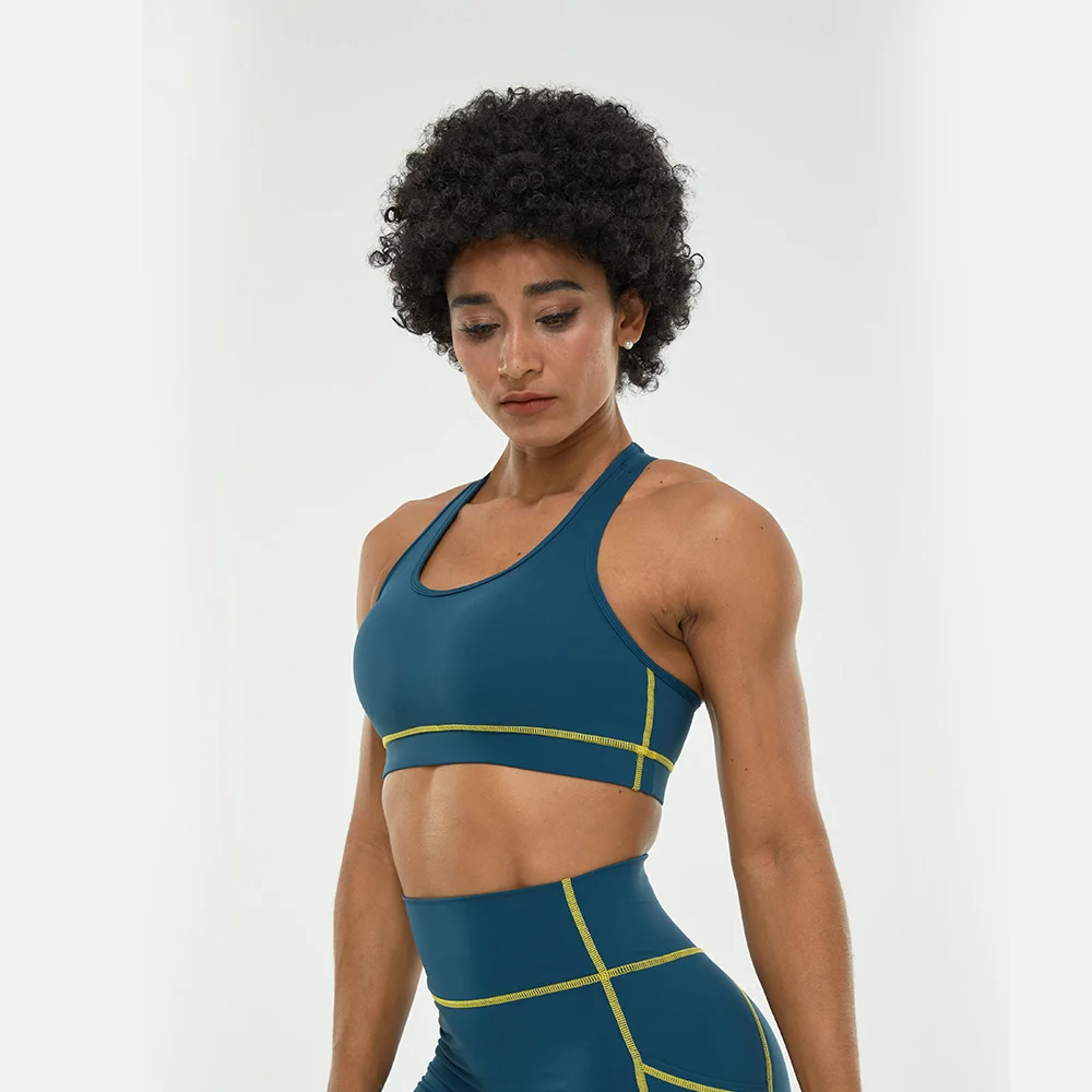 Popular product Sportswear women gym sets Contrasting colors yoga sets fitness women sport wear clothing