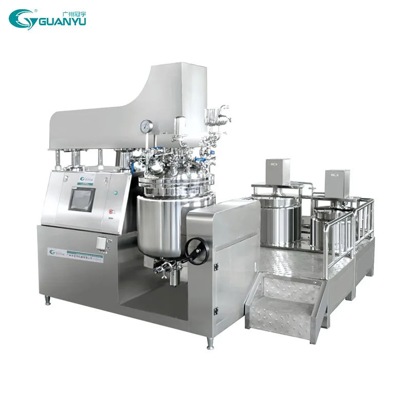 Автоматический крем мазь солнцезащитный крем Вакуумный гомогенизирующий эмульгатор миксер машина