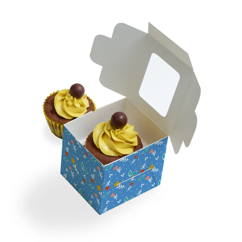 Оптовая продажа индивидуальная белая черная персонализированная квадратная треугольная бумажная коробка для коробок 10x10 картонная торта на вынос день рождения