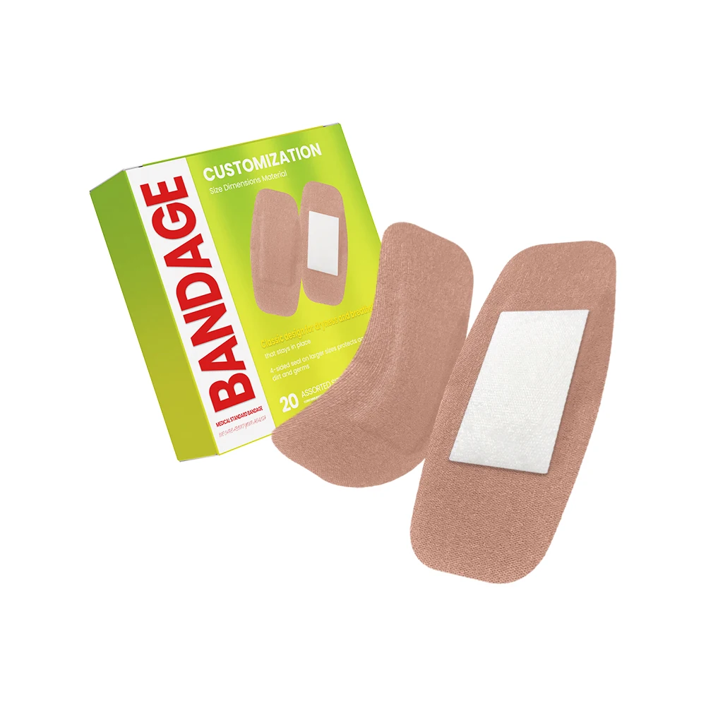 Adhesive Water Proof Band aids Bulk Plastic Box Kits Bandaid