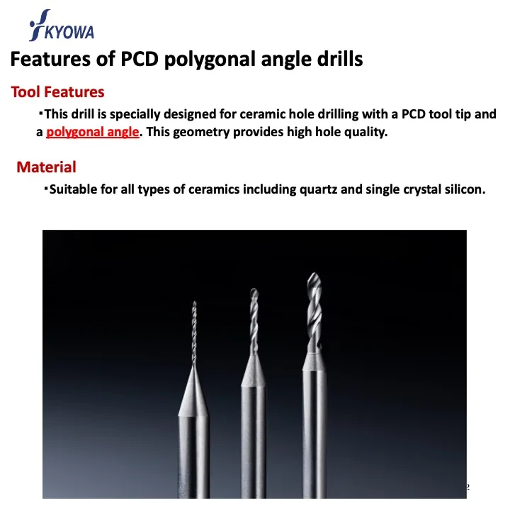 Japanese High Quality Pcd Drill Tool Tungsten Carbide Drill Bit