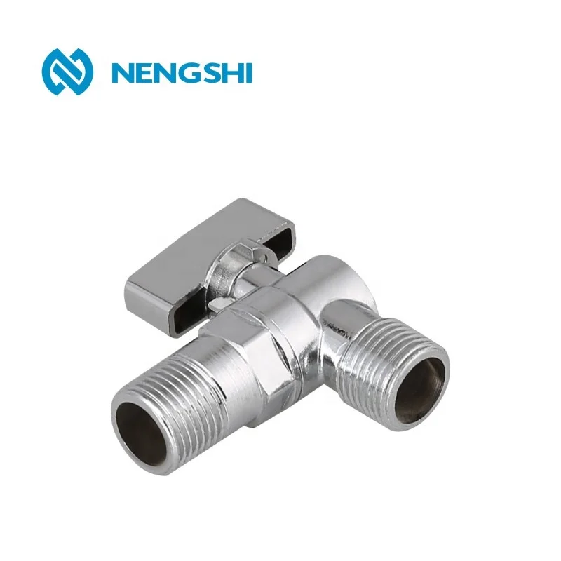 Латунный Угловой шаровой кран для стиральной машины, 1/2 дюйма, 90 градусов