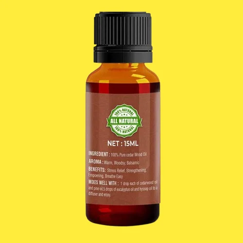 Wholesale bulk private label cedar oil 100% pure natural organic cedar wood essential oil