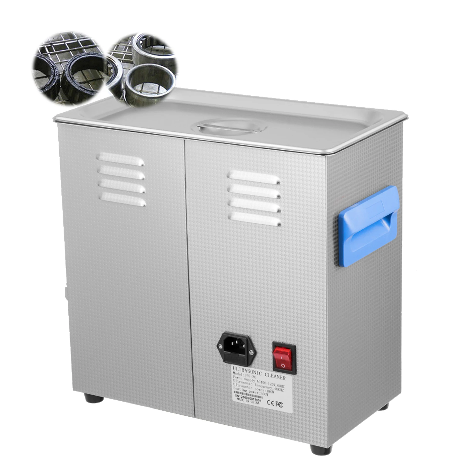 Высокоэффективный ультразвуковой очиститель с нагревателем для ежедневной или профессиональной очистки ожерелья, 15 л, 22 л, 30 л