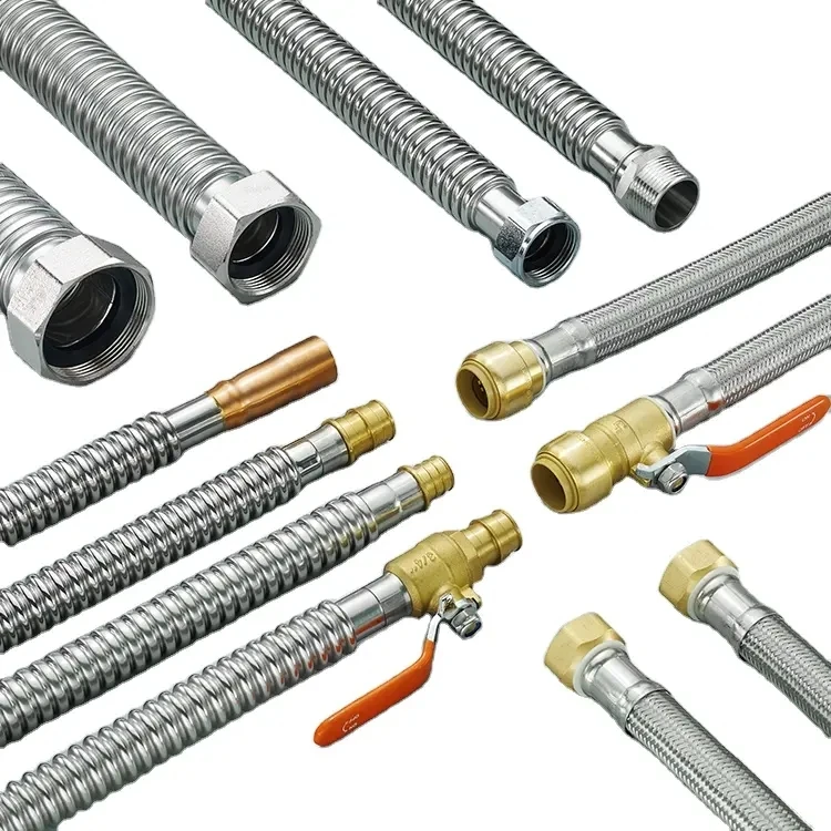 stainless steel hose corrugated flexible metal gas hose