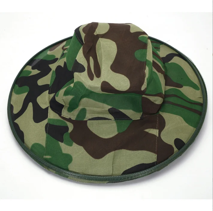 Outdoor anti-mosquito hat insect head net mask , anti mosquito mesh mask cap / Mosquito Resistance Bug Mesh cap