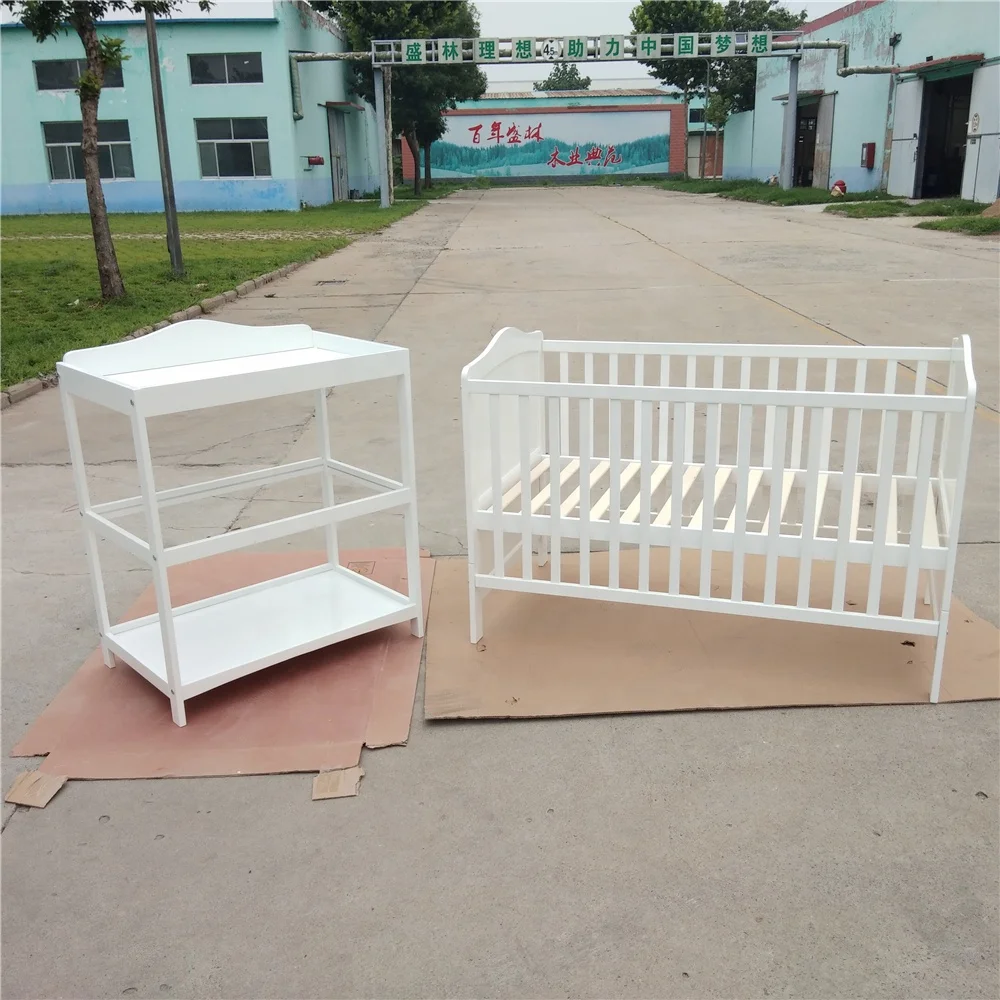 Wholesale wooden kids furniture sets modern baby bedroom furniture