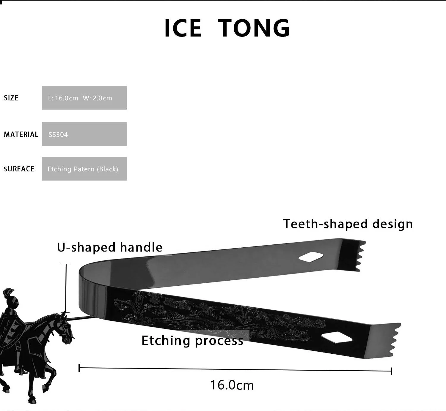 High Quality Etching Design Luxury Bartender Kit Stainless Steel Boston Cocktail Shaker Set