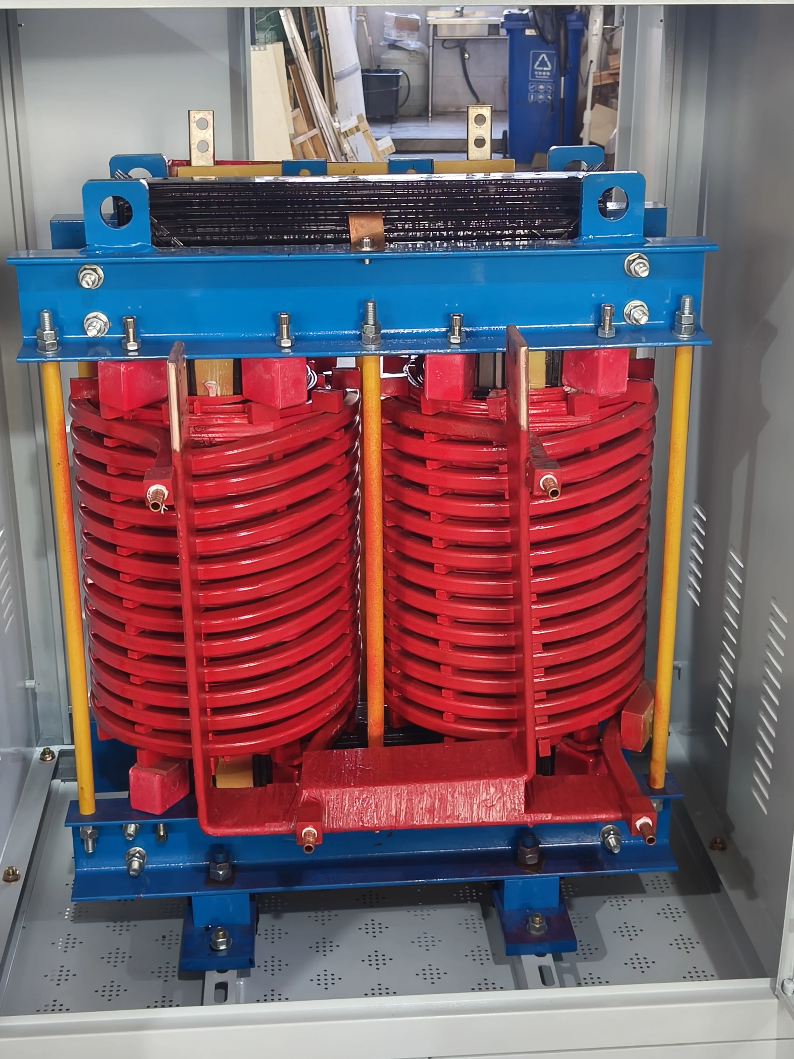 Electric furnace heating transformer DDG-40KW380V to 75V three-phase dry-type glass furnace current rising Scott transformer