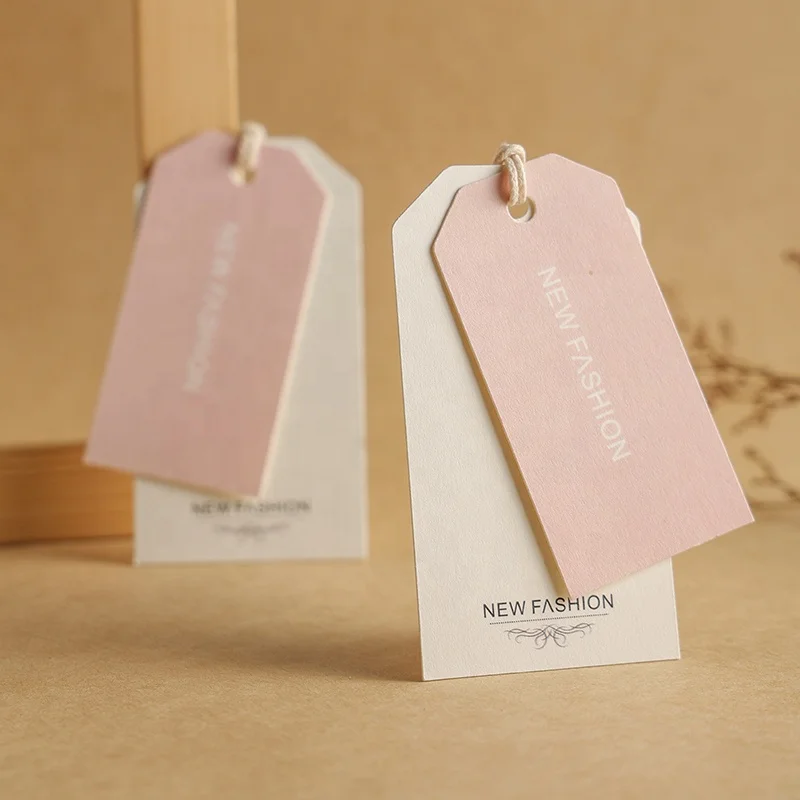 Customization Eco Friendly Custom Personalized Sock Private Kraft Print Dress Card Logo Cord Clothing Labels Hangtag