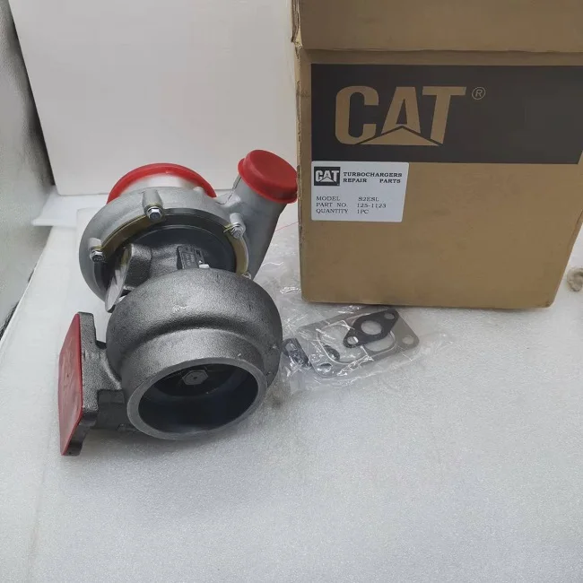 Запчасти для строительной техники 125-1123 турбодвигатель экскаватора CAT 3316 C12 Турбокомпрессор продажи