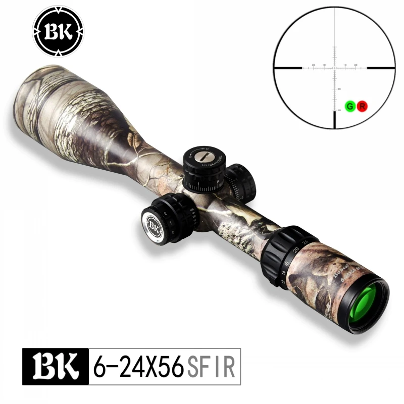 Охотничьи товары BK 6-24X56 SFIR 30 мм трубка тактическая пневматическая винтовка прицел светофор