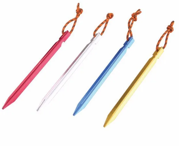 Durable 18*1.2cmc Small Metal Pegs for Tent or Canopy Aluminium Alloy Peg