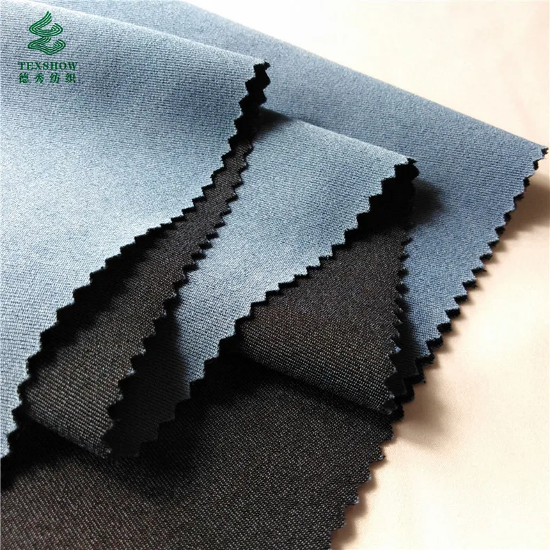 nylon polyester spandex elastane woven 4 way stretch mountaineering hiking climbing jacket pants fabric