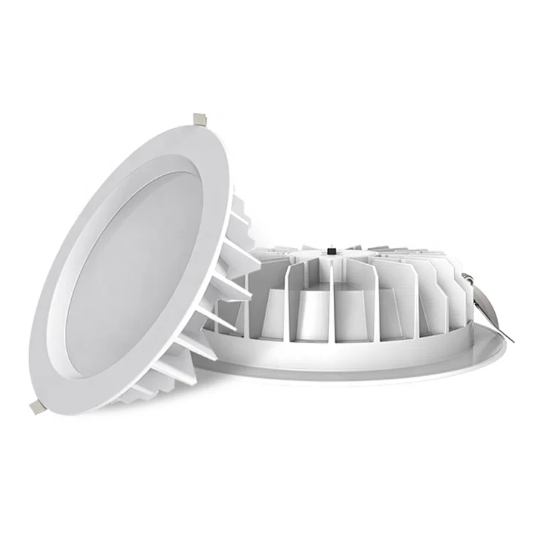 PNY 30w Waterproof Ip44 Rust Prevention Outdoor Recessed Ceiling Led Spotlight Smd Trimless Anti Glare Downlight