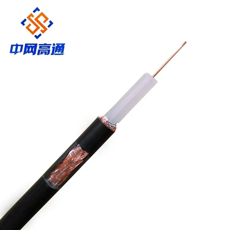 Factory wholesale lmr 400 coaxial cable 50 Ohm RF feeder signal antenna cable 7d fb lmr400 coaxial cable