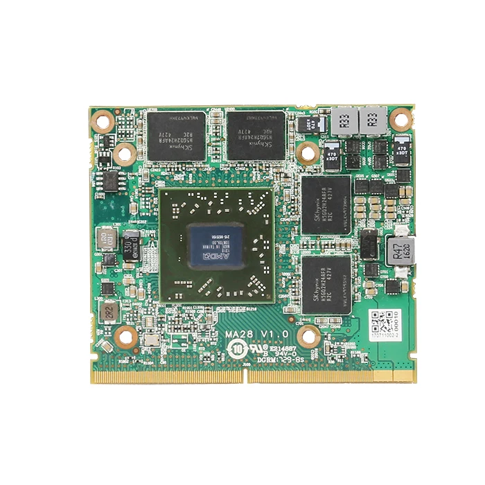 manufacturer  best price cheap HD7750 MXM design graphics card-Type A half-height design, 55W power consumption, 2G GDDR5 video memory industrial control graphi