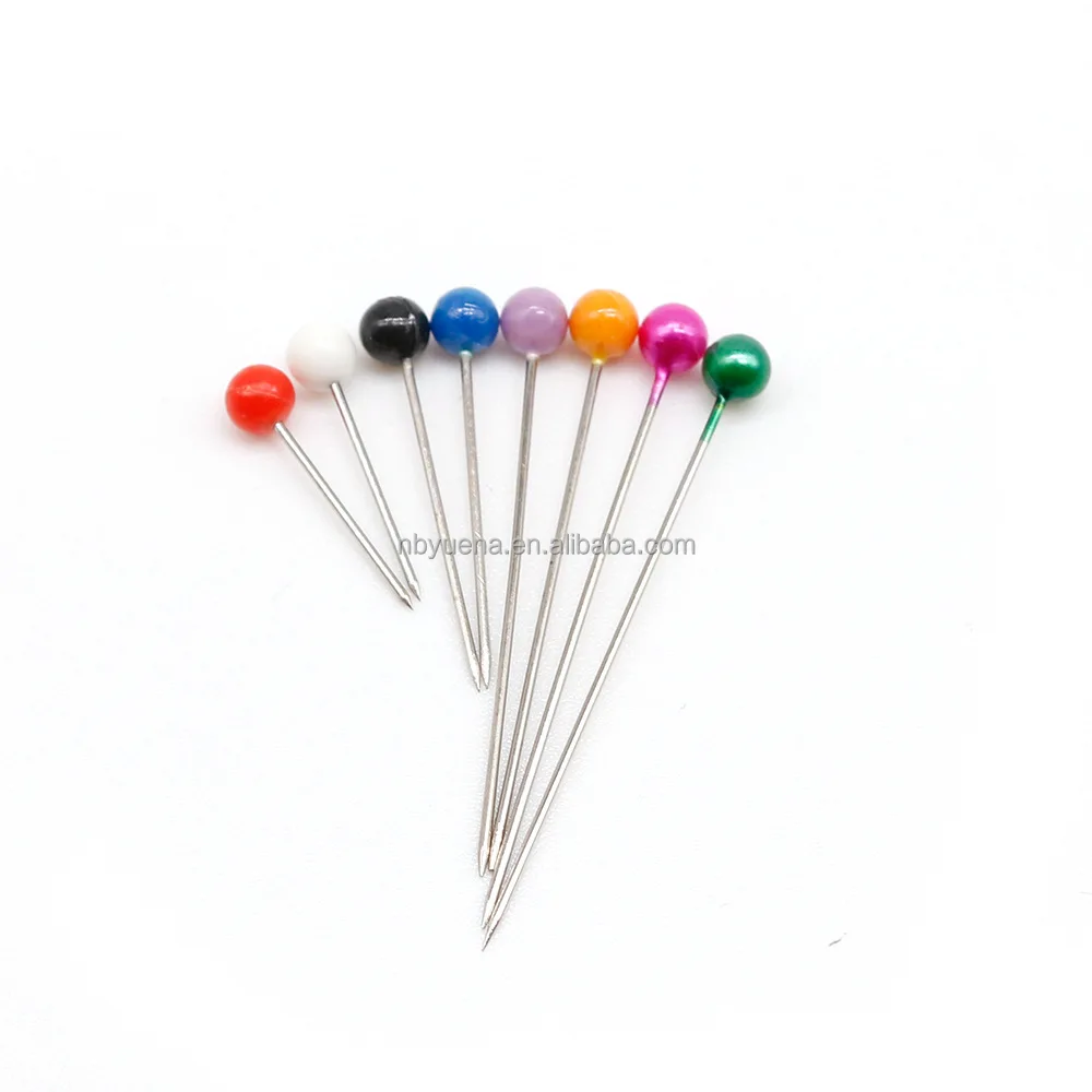 ANA mom Silver Pearl Head Pins Sewing Accessories Dressmaking Pearl Marker Pin