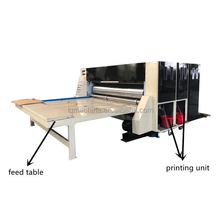 Hot sale automatic flexo printer slotter die cutter machinery carton box printing machine