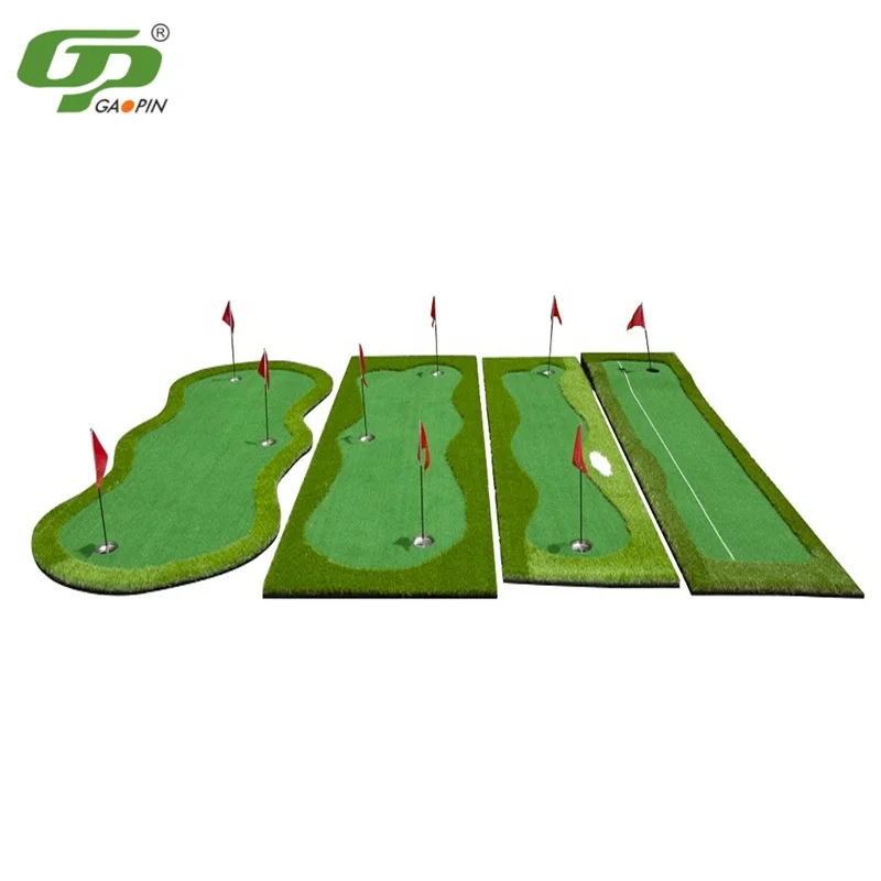 Factory Large Golf Green Golf Putting Green Mat Putting Carpet Mini Golf Course Portable Putting Matt