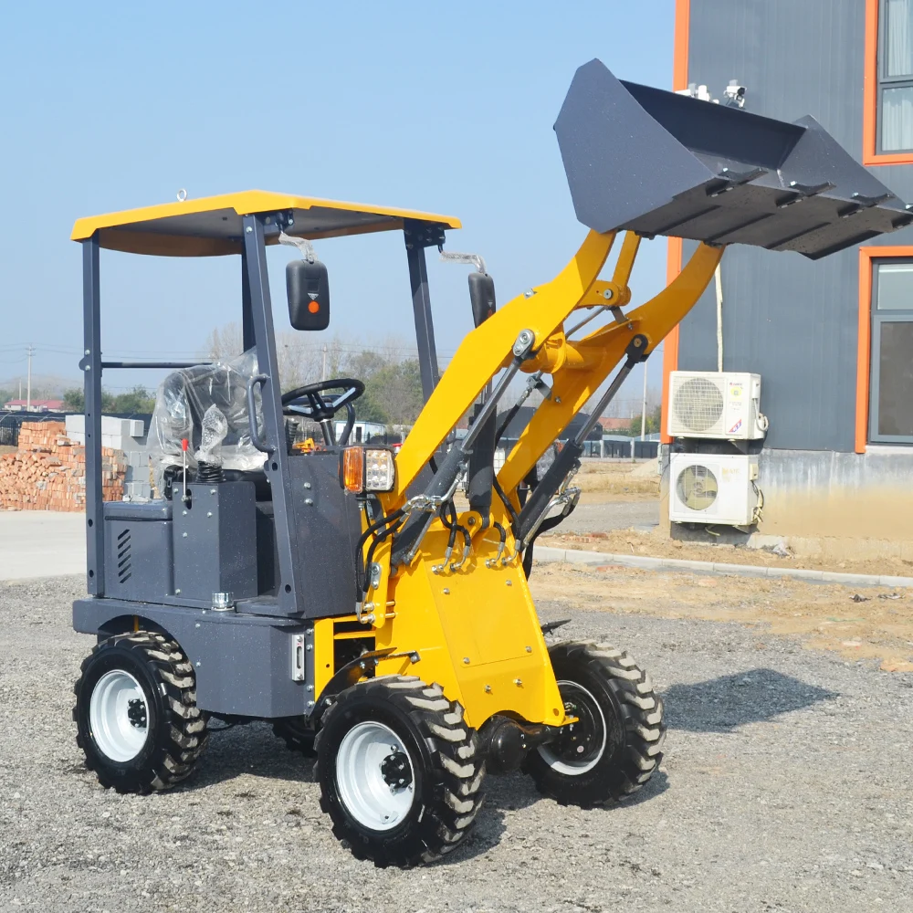 compact  electric 4 way reach mini loader solute 4 wheel  4x4 l880 1 ton electric motor for mini loader