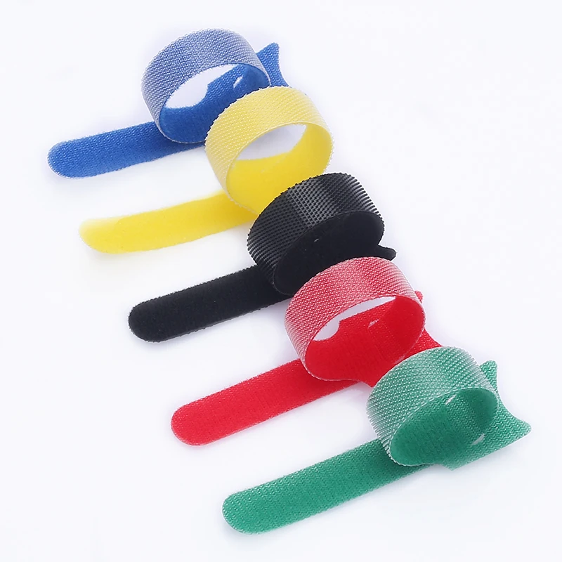 Nylon Double-Sided Reusable Cable Tie Data Cable Self-Adhesive Cable Tie