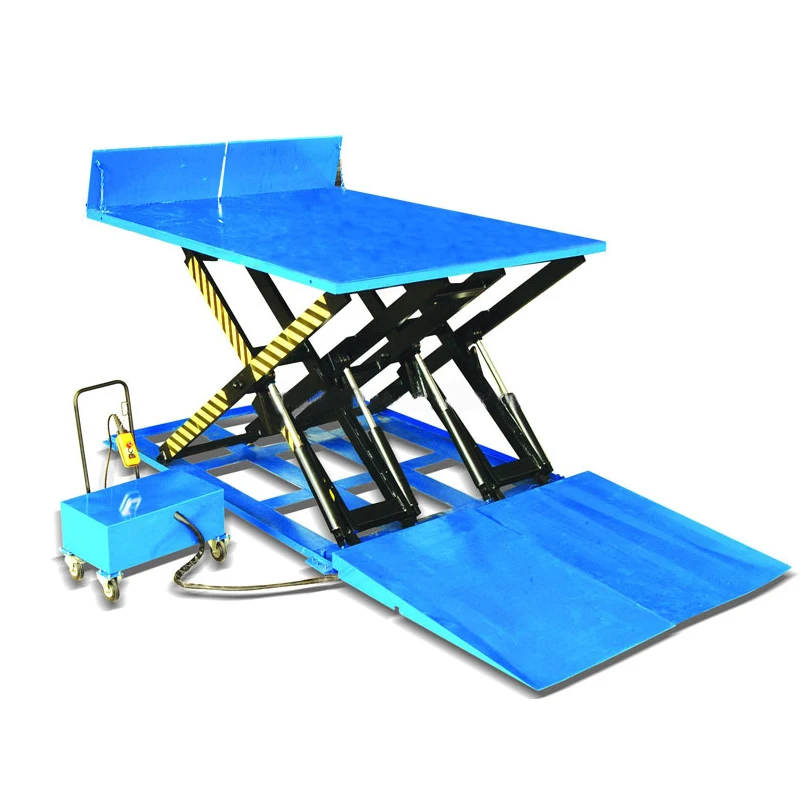 mingfeng new small cargo truck loading lift table electric power hydraulic platform