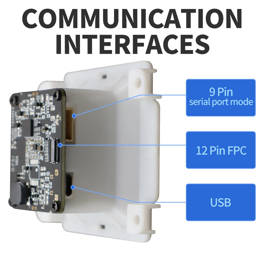 Fast Reading Qr Code Scanner Module Embedded Wall Mounted 1D 2D Barcode Scanner for Parking Payment Machine