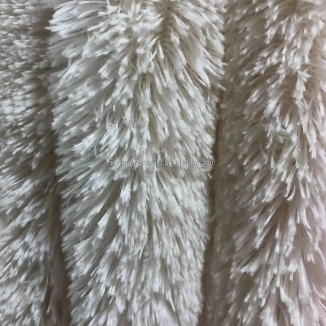Super Soft Brushed PV Plush Fabric For Fur Clothing China blanket long hair flannel soft micro flannel fleece fabric for blanket