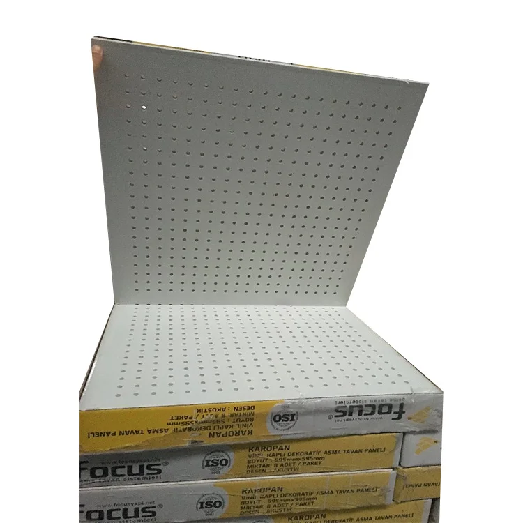 
Quality Sound-Insulation Round Hole Acoustic Perforated Drywall Gypsum Board 