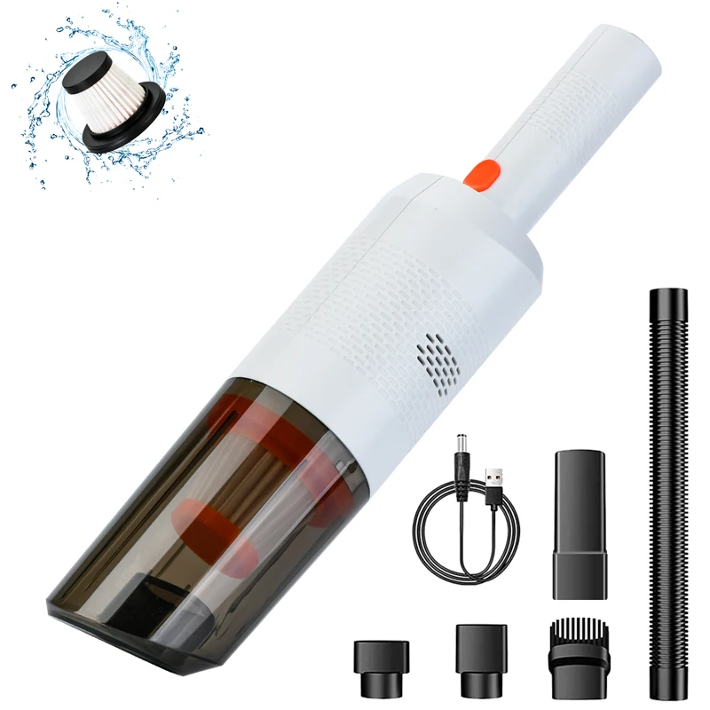 Household Vacuum Cleaner Small Car Wireless Charging Fully Automatic High Power Car Vacuum Cleaner Desktop Computer