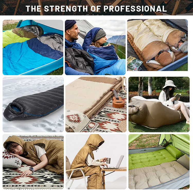 breathable outdoor camping sleeping bag dress clothes onesie