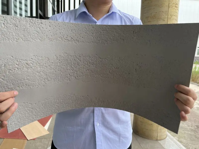 TV Background Interior Wall Decoration flexible stone tile Striped Stone Flexible Clay Wall MCM Flexible Tiles Brick