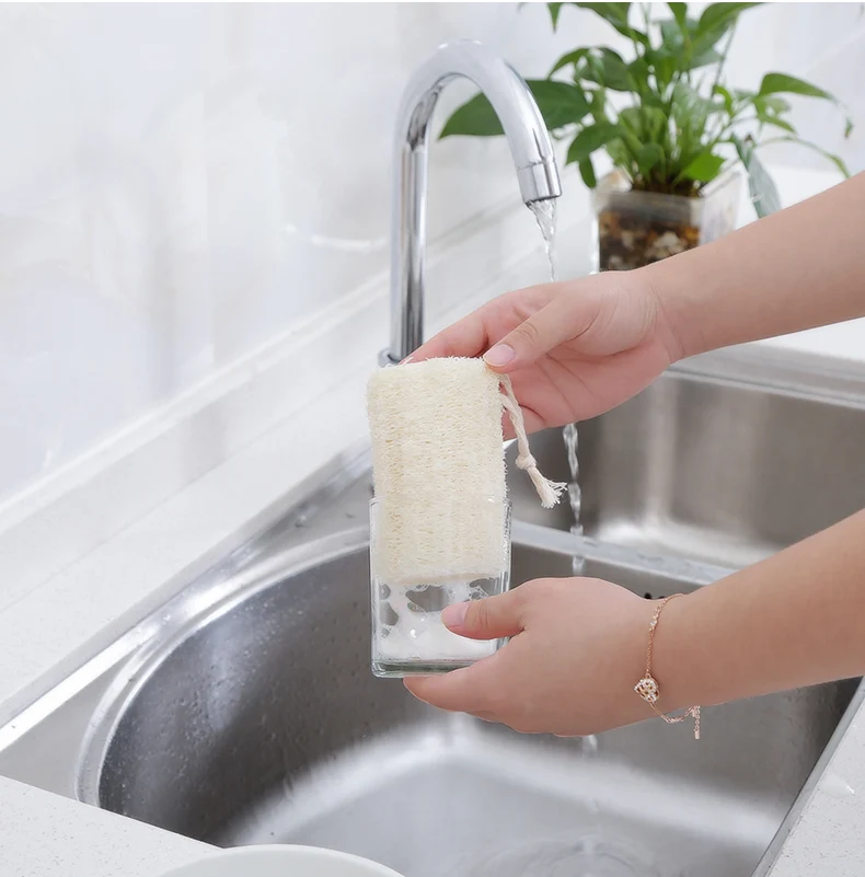 100% биоразлагаемая губка для мытья посуды Loofah