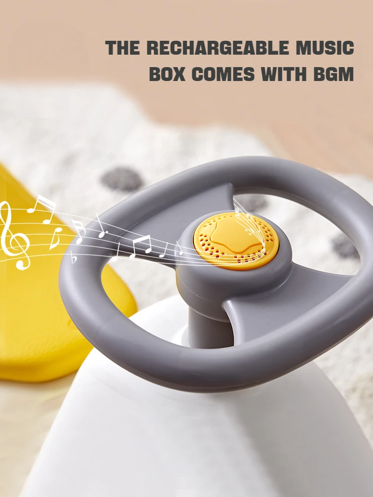 2024 New children animal seat with backrest horse riding rocking horse toy for kids