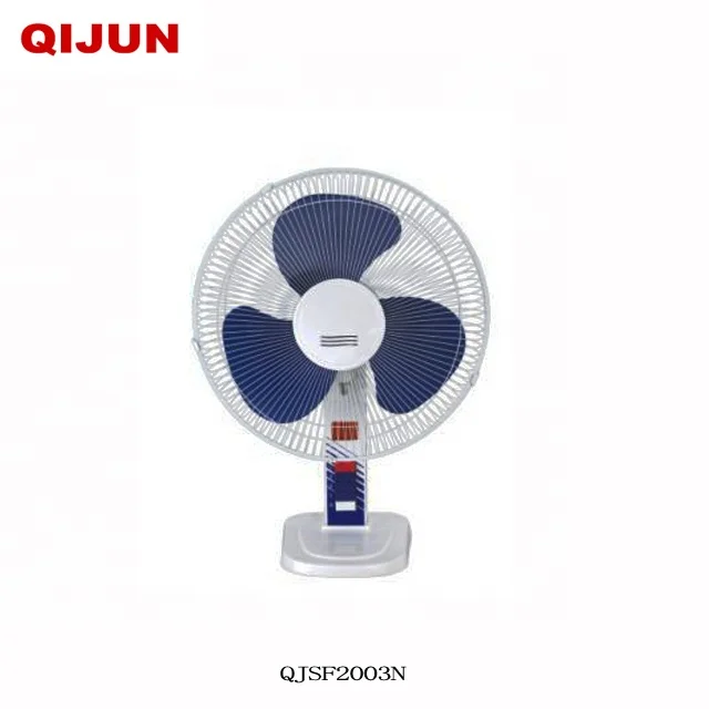 16 inch 40 CM Metal Grill  with Plastic Round Base Electric  Stand Fan 5 PP Blades Two Flat Plug 50 Watt Household