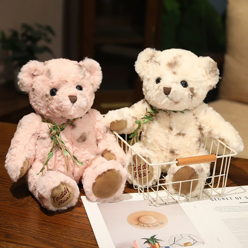 Greenmart Custom Teddy Bear Soft Stuffed Tie-Dye Plush Toy for Home Decoration Holiday Gift PP Filled Cotton Material Wholesale