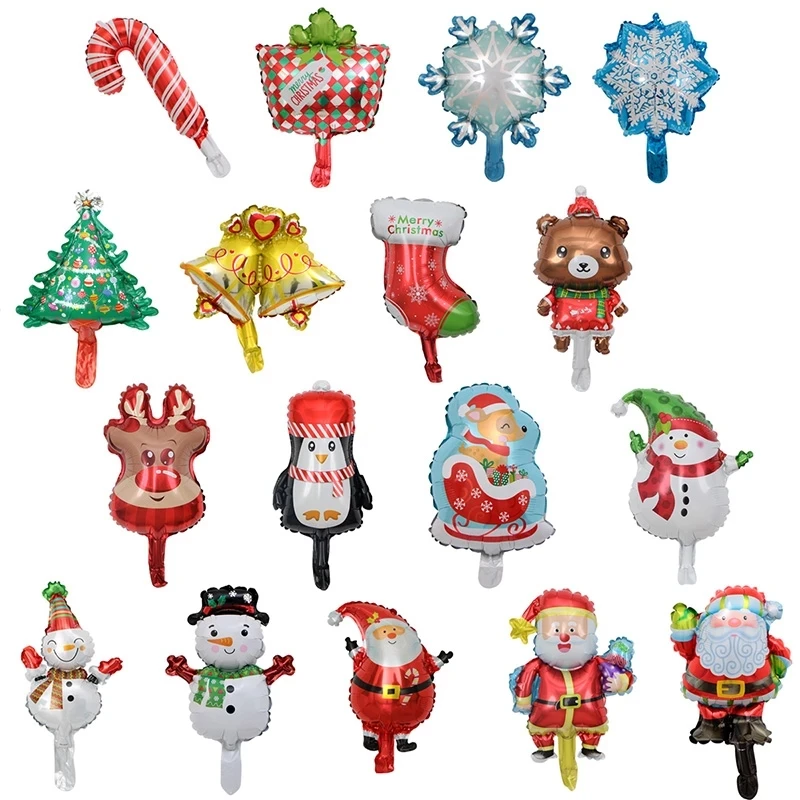 China Factory Custom Shape Christmas Snowman Inflatable Helium Balloon Kids Toys Wholesale High Quality 2022 Foil Globos