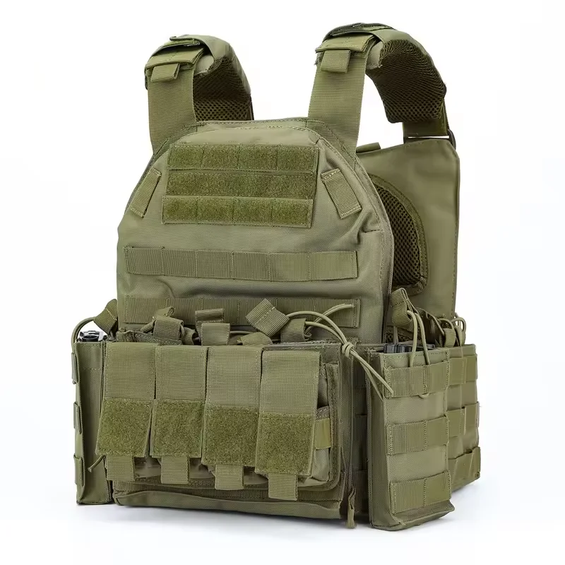 Supplies Combat Assault Protective Vest Multi Pouch Tactical Gear Equipment Modular Security Tactical Vest Plate Carrier