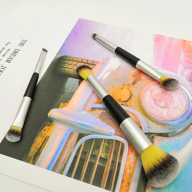 3 PCS double ended travel brush makeup brush